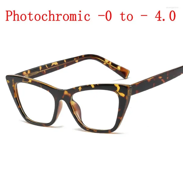 Sonnenbrillenrahmen MINCL Mode Super Großer Rahmen Übergang Sun Pochromic Fertige Gläser Myopie Unisex Optischer Computer NX