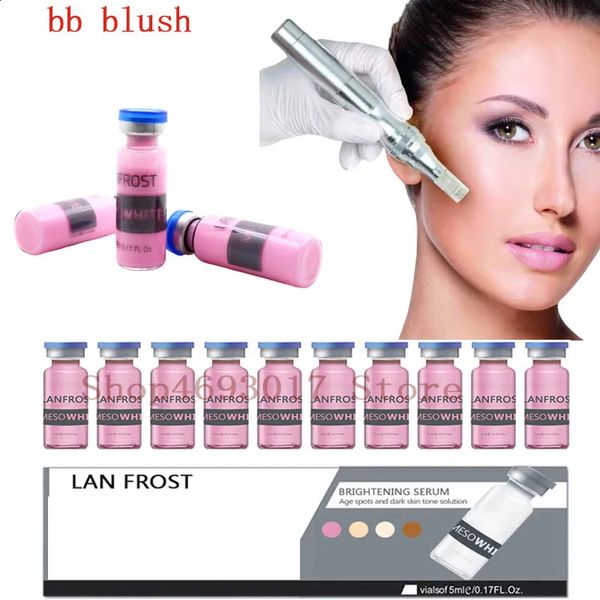 BB CREAM GLOW Ampulle Bb Blush Hautserum Creme Make-up Foundation Akne Heilung Dermawhite Behandlung MTS 10 Stück Box 240228