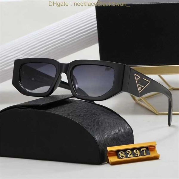 Designer clássico símbolo mens óculos de sol spr82ws moda luxo mulheres lazer férias lentes de proteção uv preto branco com caixa original 84pn