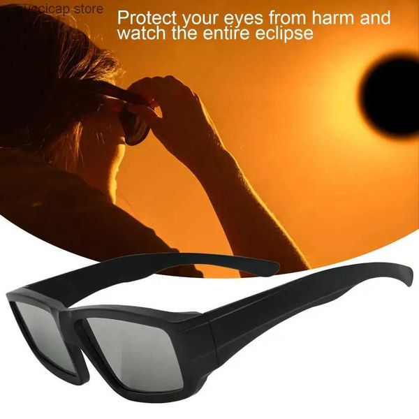 Sonnenbrillen, 236 Stück, Sonnenfinsternis-Brille für sicheres Betrachten von ultraviolettem, starkem Licht, Scharnierbrille, neutrale transparente Beobachtungsbrille für direktes Sonnenlicht, Y2403