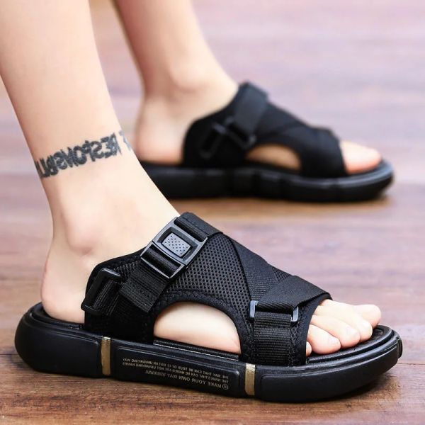 Sandalen weh vietnam sandalen Männer Sommer weicher Boden Sandalen Männer Pantoffeln Leichte Strand Trend Männer Schüler Sandalen Erwachsene flache Freizeitschuhe