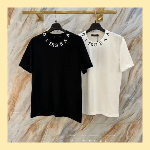 T-shirt da donna abiti firmati abbigliamento da donna uomo Camicie Abbigliamento Donna Top Crop Top Tee manica corta Lettera Stampa Moda Pullover estivo Donna Black Rock 2024