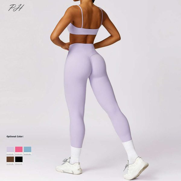 Lu Align Align Lu Lemon Yoga Damen-Trainingsanzug-Set, nackte Sportanzüge, sexy, schnell trocknende Sportbekleidung, Trainingskleidung, Sportbekleidung, Gym-Leggings, Fie