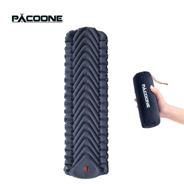 Mat Pacooone Outdoor Camping Mattrable с подушками для перемещения коврик складной кровать Ультрасовая подушка для сна воздушная подушка поход