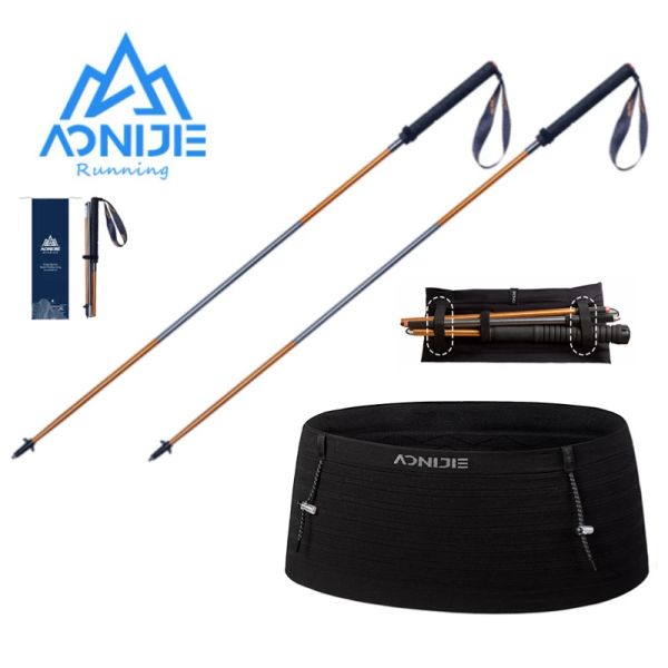 Bags aonijie w8116 e4201 tecido elástico da cintura esportiva, ranking race número de correia para o triatlo marathon montanhismo pólo de trekking