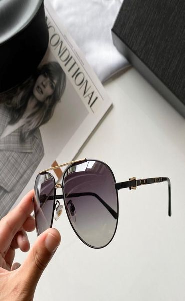 2020 Luxus hochwertige klassische Pilotensonnenbrille Design Marke Crime Männer Frauen Sonnenbrille Gläser und Box1 Metallglaslinsen3323205