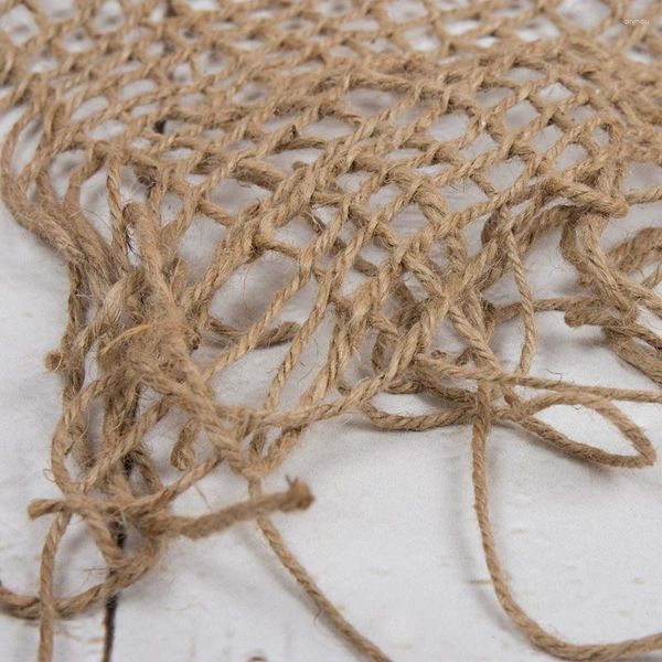 Decken 80 x 80 cm Po Shoot Born Jute Hintergrund klobige Sackleinenschicht Net Hessian Natural Hintergrund Decke Baby Pografie Prop