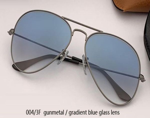 WholeBrand Aviação lentes de vidro Gradiente óculos de sol das mulheres dos homens uv400 óculos de sol Masculino 58mm 62mm lente gafas de sol mujer sungl5313467