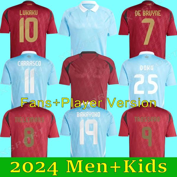 Belgien 24 25 Home Away Fußballtrikot