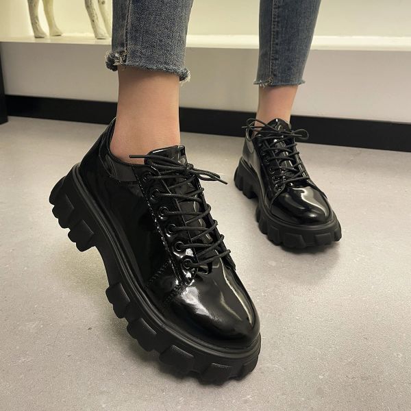 Stivali sneaker da donna con sneaker spesse scarpe casual di fondo black white sneakers zapatos casual zapatos de mujer