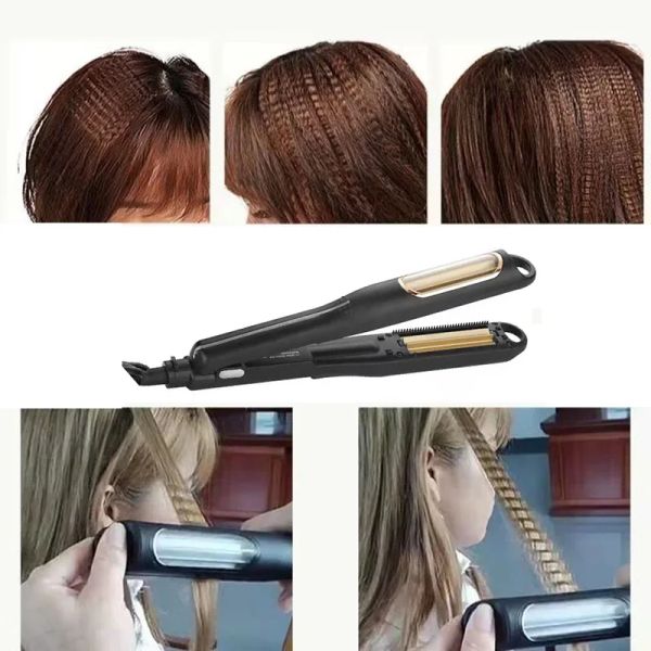 Piastri di corrugazione di ferro piatto da pelo automatico arricciacapelli arricciapenersioni di ferro ricci professionisti per capelli cogni di capelli prodotti per capelli.