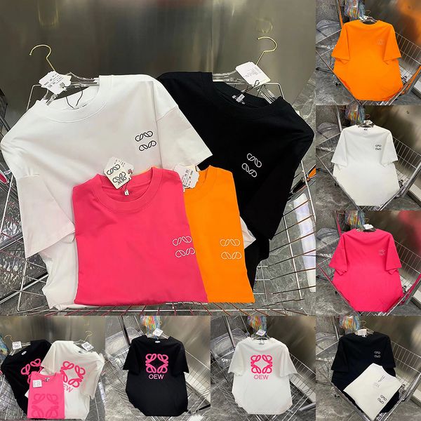Дизайнерские женские футболки Полотенце с вышивкой и принтом логотипа Рубашки Y2k Простые повседневные летние мужские и женские хлопковые свободные топы с короткими рукавами