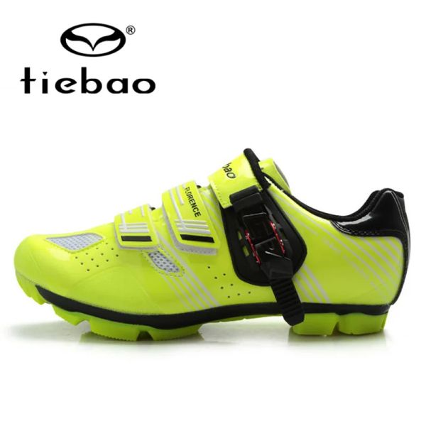 Boots Tiebao Profissional Mulheres MTB Sapatos de bicicleta de ciclismo Bicicleta Bicicleta respirável Sapatos esportivos Zapatillas clismo