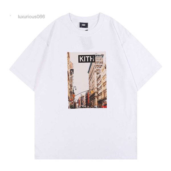 Kith Tom e Jerry T-shirt Designer Homens Mulheres Casual Mangas Curtas Sesame Street Tee Vintage Moda Roupas Tees Outwear Tee Oversize Homem Shorts W4