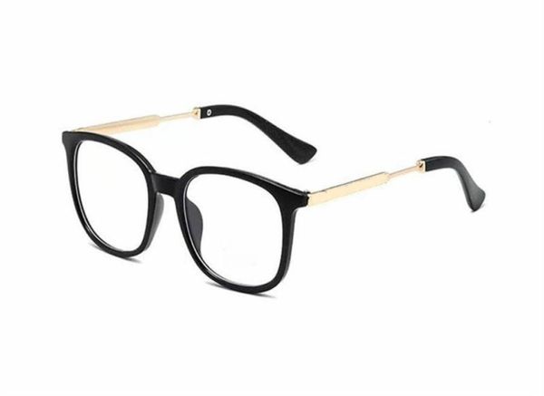 Nova moda óculos de sol lentes transparentes designer de vidro de sol homens e mulheres óculos ópticos lado metal quadrado óculos full frame9745667