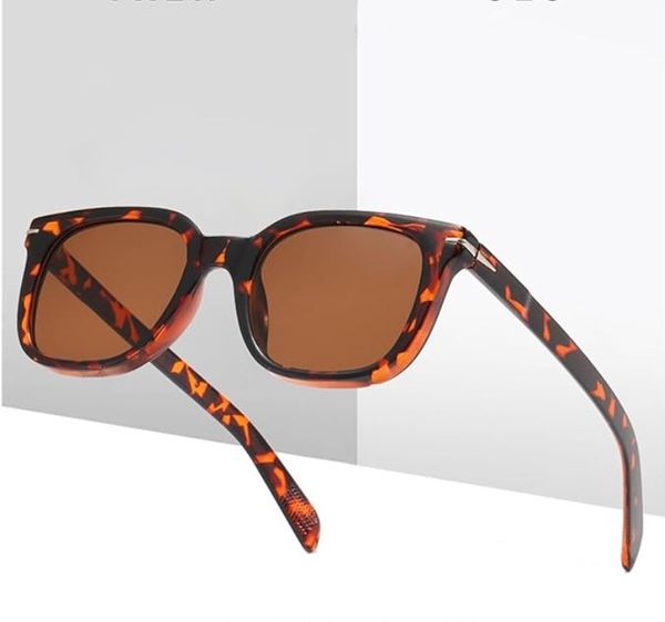Occhiali da sole da uomo occhiali da sole firmati da donna Occhiali da sole con lenti di protezione UV400 polarizzate marroni di lusso Con scatola