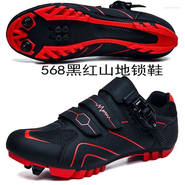 Велосипедная обувь 2024 MTB с клиторами, мужские кроссовки для шоссейного велосипеда, скоростные кроссовки на плоской подошве, гоночная женская обувь для горного велосипеда, Spd