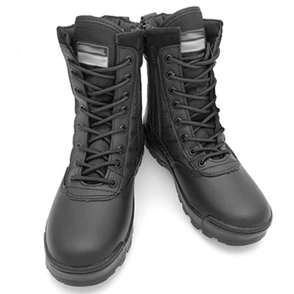 Sapatos homens botas táticas militares anti -vislip tornozelas amarrar sapatos de treinamento de caça de inverno sapatos de montanhismo respiráveis