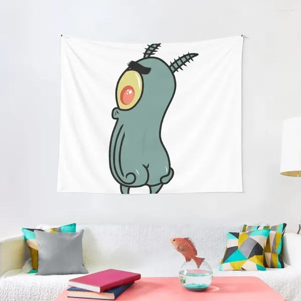 Arazzi Big Booty Plankton Arazzo Decorazione Immagini Tappeto da parete della stanza sull'arredamento sospeso