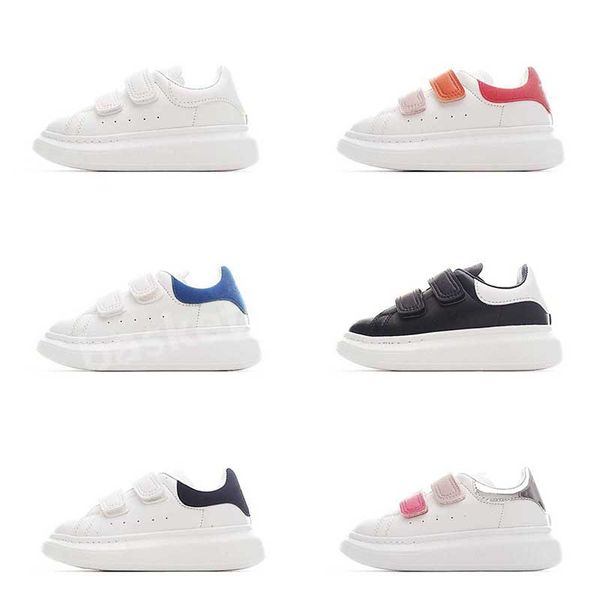 Scarpe casual per bambini Pelle di vitello Bianco Rosso Nero Ragazzi Ragazze Sport Traspiranti Bambini Scarpe da ginnastica per bambini piccoli