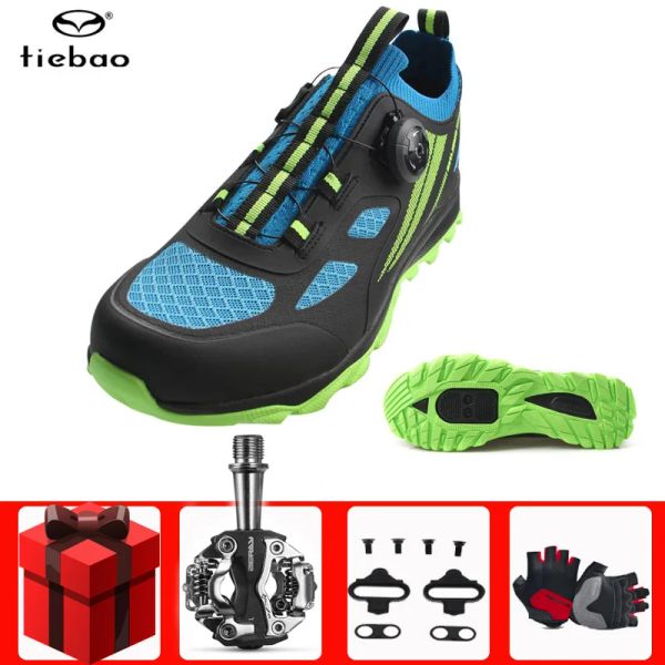 Calzature tiebao sapatilha ciclismo mtb scarpe cicliche per leisure uomini donne pro auto -bloccanti scarpe da montagna traspirante superstar sneaker