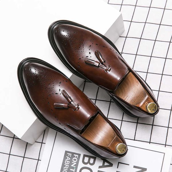 HBP Non-Brand estate nuovi uomini d'affari di successo scarpe eleganti inglesi casual full size da uomo di alta qualità Scarpe in vera pelle Oxford