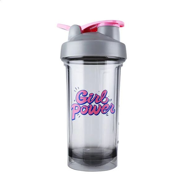 Molkeproteinpulver Sport-Shaker-Flasche für Wasserflaschen Gym Nutrition Blender Cup Anti-Fall-Vakuumisolierung Wasserbecher J290 240304