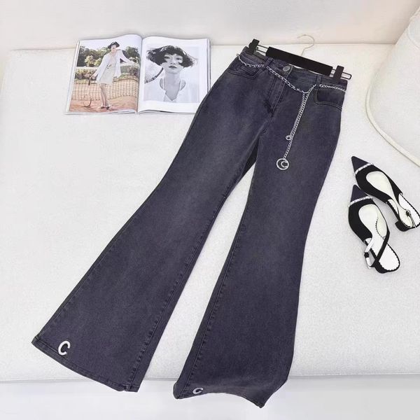 Chan CCC pantaloni da donna 2024 abiti da donna firmati flare leggings pantaloni a gamba larga pantaloni cargo yoga da donna CC Jeans pantaloni Pantaloni jeans da donna Regali per la festa della mamma