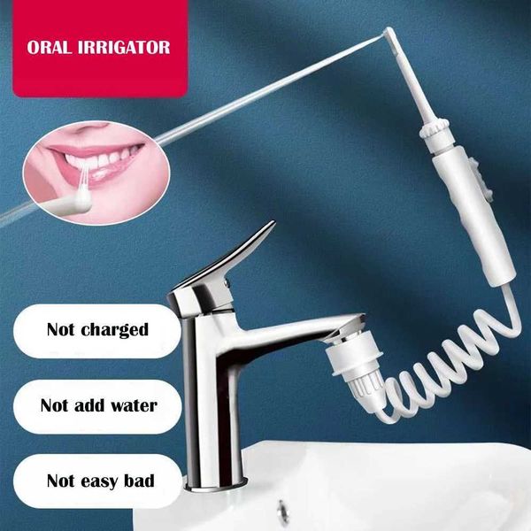 Irrigadores orais LIANRUN Top SPA Dental Floss Oral Rinser Torneira Spray de Água Dental Floss Dental Cleaner Substituição Oral Dentes Branqueamento Bicos Dicas J240318