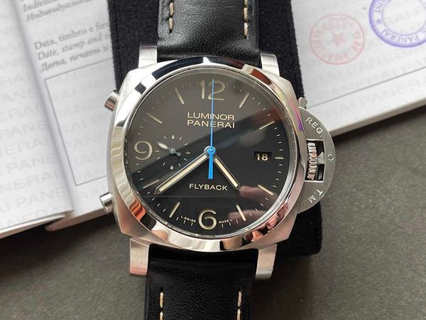 Famoso relógio de luxo relógios de pulso detecção edição limitada pam00524 automático mecânico masculino aço inoxidável à prova d' água relógios de alta qualidade ir