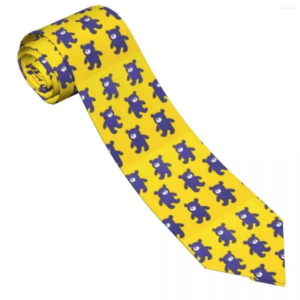 Papillon Cravatta stampata con animali Collo alla moda con orso simpatico cartone animato per il tempo libero per adulti Accessori per cravatte con design a colletto di grande qualità