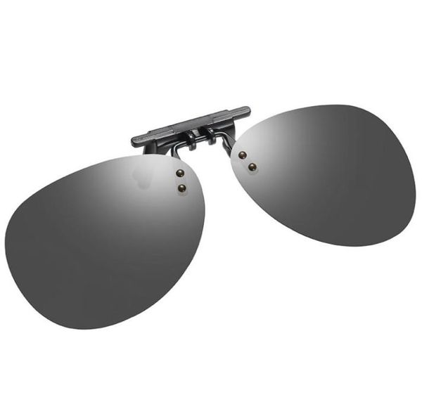 Mode Clip On Polarisierte Sonnenbrille Männer Frauen Pilot Tag Nacht Objektiv Randlose Flip Up Nachtsicht Brillen Fahren Shades für Pres5244996