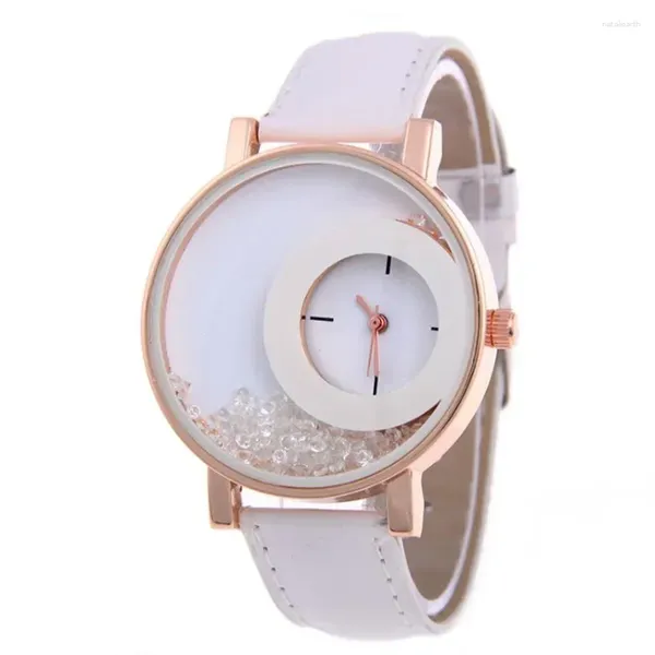 Orologi da polso Orologi da donna con diamanti rotti Orologio da donna semplice casual con quadrante grande per studenti al quarzo