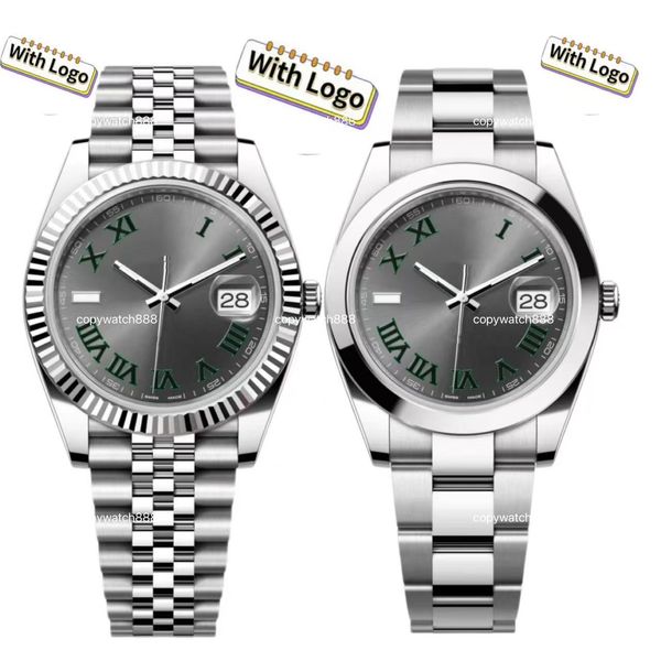 Relógios de luxo homens Datate Just Just Designer Watches de alta qualidade 41mm 36mm 31mm Mulheres assistem a relógios de pulso mecânicos automáticos clássicos Roma Dial Orologio D