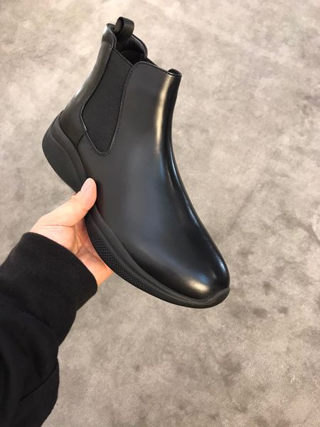 Мужские ботильоны известного зимнего бренда Alpinono, роскошные замшевые ботинки коричневого и черного цвета с выступами на подошве, мужские мотоциклетные ботинки, крутая вечерние модельные ботинки, коробка для обуви