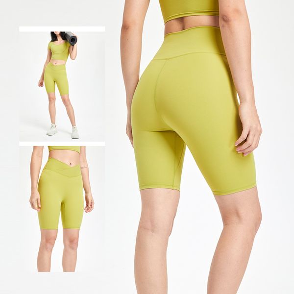 Lycra hochelastische Yogahose Damen hohe Taille Vierpunkt-Hüftlift Sport enge nahtlose Fitnesshose