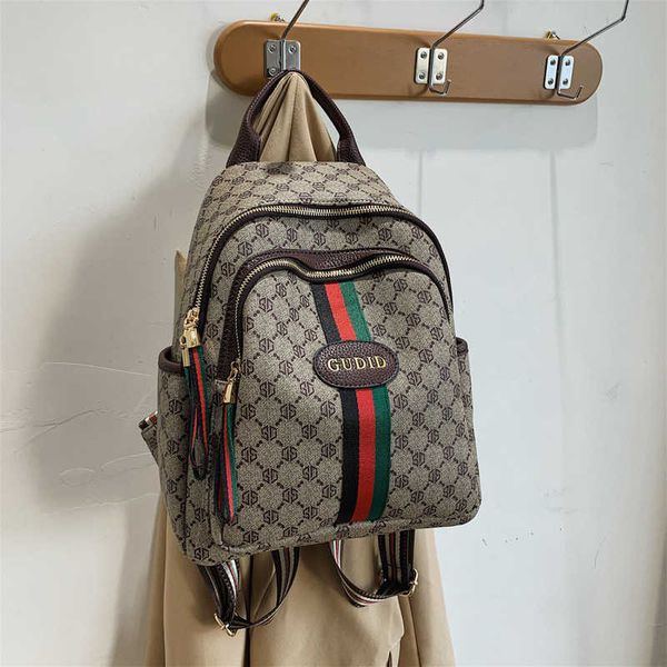 Mode Große Kapazität Schul Casual Einfache Reise Einzelnen Schulter Rucksack Schulter Taschen frauen Taschen 032724-11111