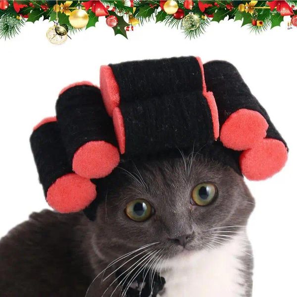 Cão vestuário cosplay perucas quente macio animal de estimação chapéu de inverno acessórios de festa engraçado gato tricô para gatos cães filhote de cachorro gatinhos