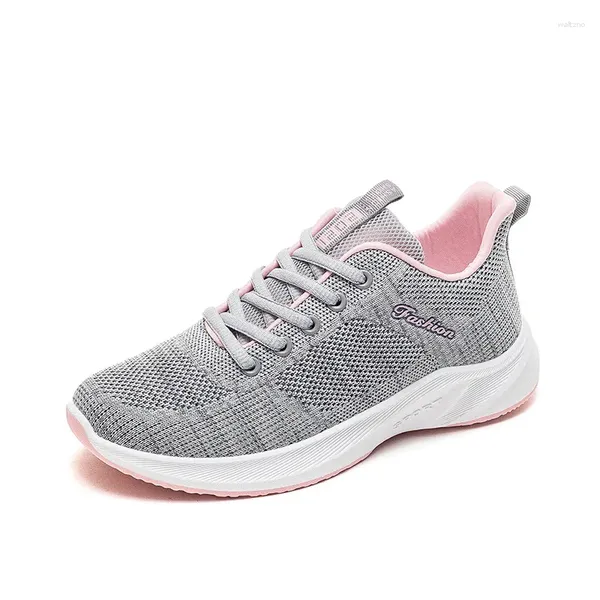 Sıradan Ayakkabı Kadın Spor Ayakkabı Yastıklama Işık Koşuyor Nefes Alabilir Spor Zapatillas Mujer de Deporte Boyut35-40