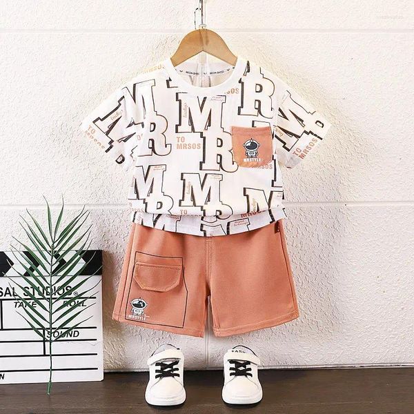 Kleidung Sets Kinder Sommer Casual Kleidung Anzug Baby Jungen Mädchen Volle Printe T-Shirt Kurze Hosen 2 teile/sätze Kinder Kleinkind kleinkind 0-5 Jahre