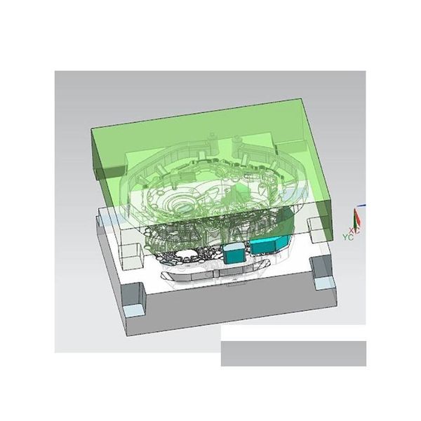 Gussschmiededienstleistungen Aluminiumteile Untersetzungsgetriebe Kundenspezifisches, hochpräzises mobiles Motorzylinder-Gießereimetallteil mit 3D Dht90