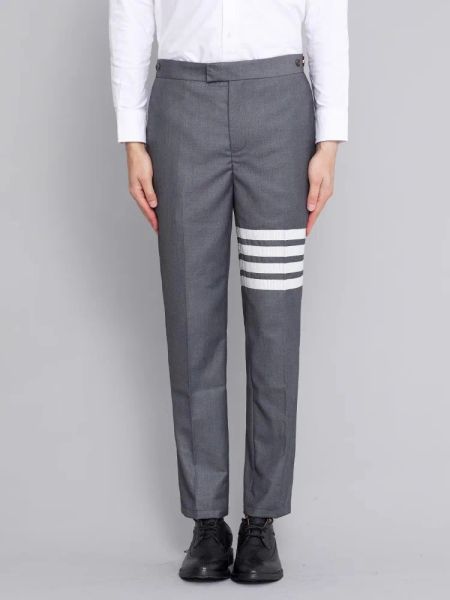 Pantaloni per pantaloni maschili classici alla moda di 4bar strisce in stile coreano pantaloni casuali abbigliamento formale abbigliamento professionale pantaloni