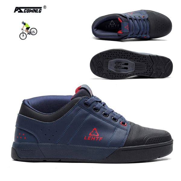 Calzature 2023 Scarpe da mountain bike Uomo Ciclismo Sneaker MTB Tacchetti Scarpe Sport maschili di alta qualità Off Road Stivali da bicicletta Piatti SPD Footwea