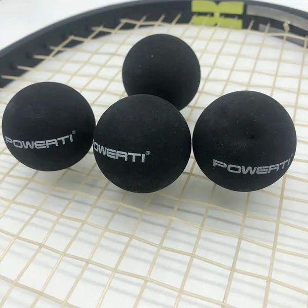 Powerti 10 PCS Bola Amadora Bola de Squash Alta Elástica Baixa Velocidade Ginásio Treinamento Raquete de Squash Bola Net 240313