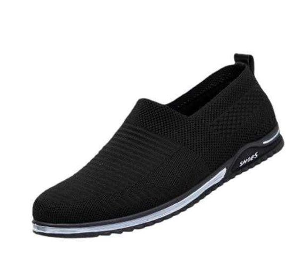 HBP Brand Olmayan 2024 Nefes alabilen Örgü Erkekler Günlük Düz Ayakkabılar Fabrikası Doğrudan Satış Spor ayakkabıları