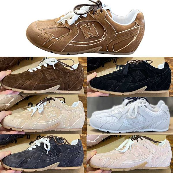 Markendesigner-Sportschuhe 2024ss Frühling Sommer Neue Damen-Designer-Turnschuhe Gummisohle Wildleder-Obermaterial Herrenmode Freizeitschuhe Top-Qualität Outdoor-Laufschuhe 35-45