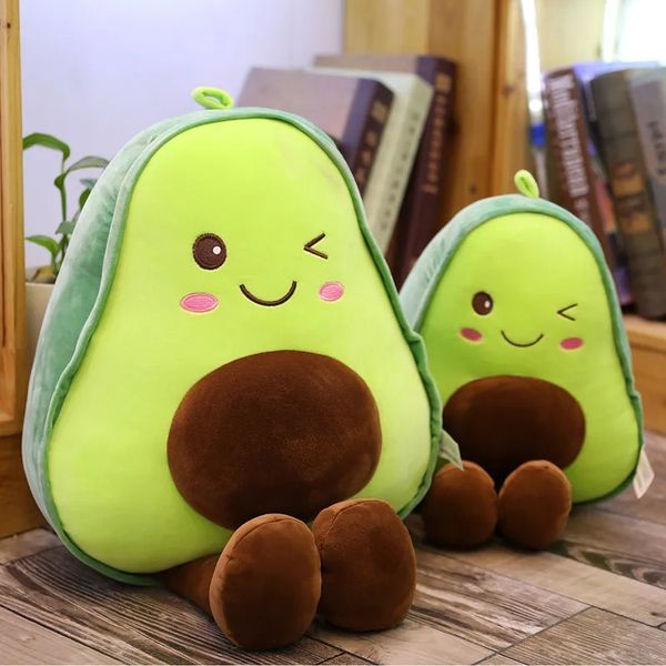 Top Verkauf Garantierte Qualität Gefüllte Avocado Obst Weiche Plüsch Spielzeug Kinder baby spielzeug kawaii plüsch avocado plüsch kissen Gute qualität