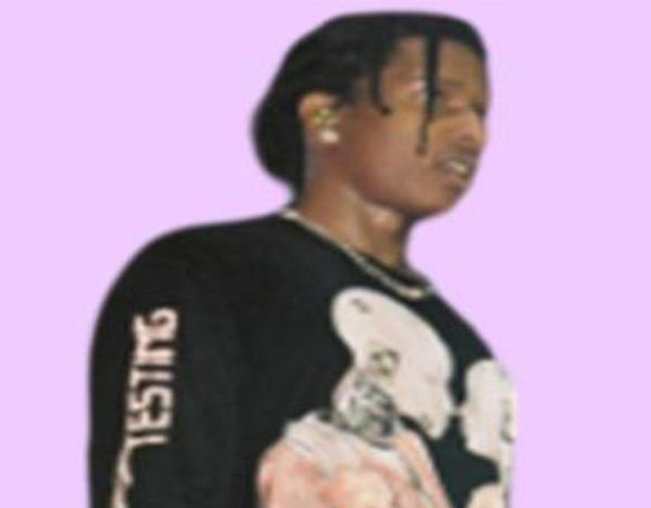 Мужские футболки High Street ASAP ROCKY TESTIN Футболка с коротким рукавом и принтом робота Повседневная одежда SXL8936247