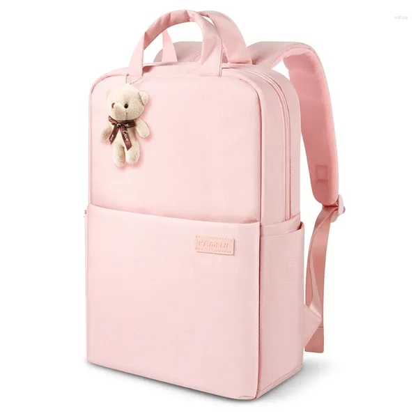 Borsa zaino per donna da viaggio sottile mini piccola impresa lavoro pendolare college moda borsa per laptop custodia per computer nera per notebook