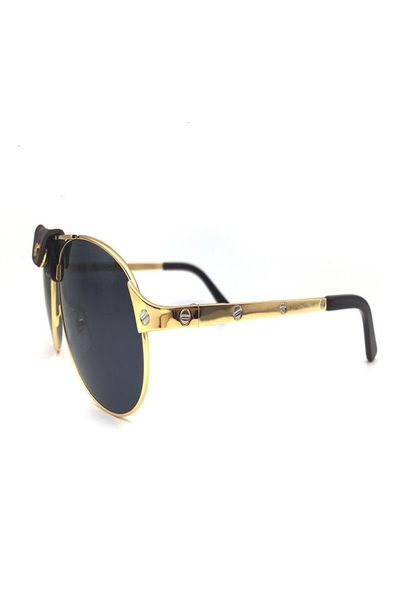 Occhiali da pilota da uomo Santos Shades Occhiali da donna di moda Occhiali da sole di lusso Occhiali da vista retrò Natale 554 Ch017801070